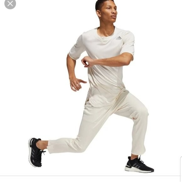 NWT Adidas Primeblue Always Om Pants Men, size XL cor wonder white - Picture 1 of 16